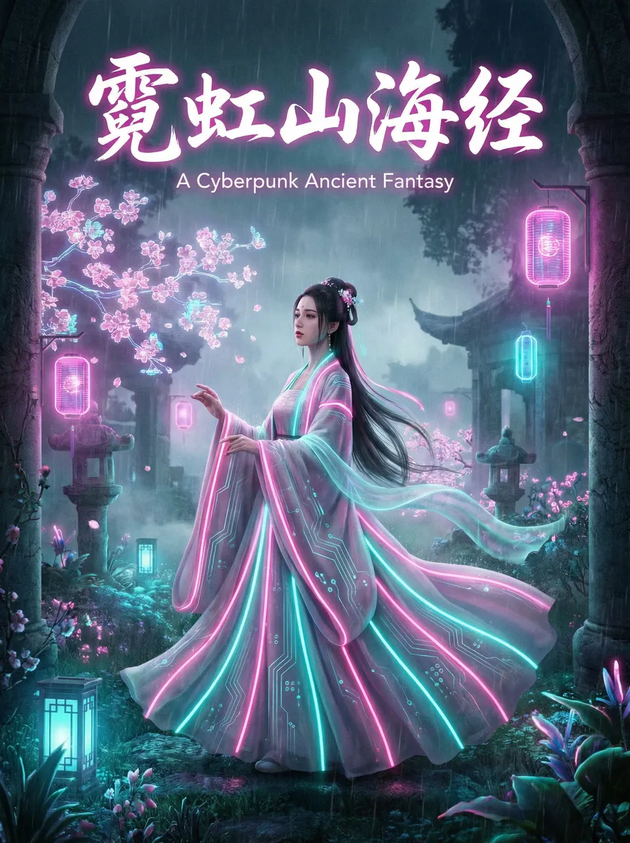 陷阱电影完整版视频韩国2018 古风奇缘短剧 - 霓虹山海经海报