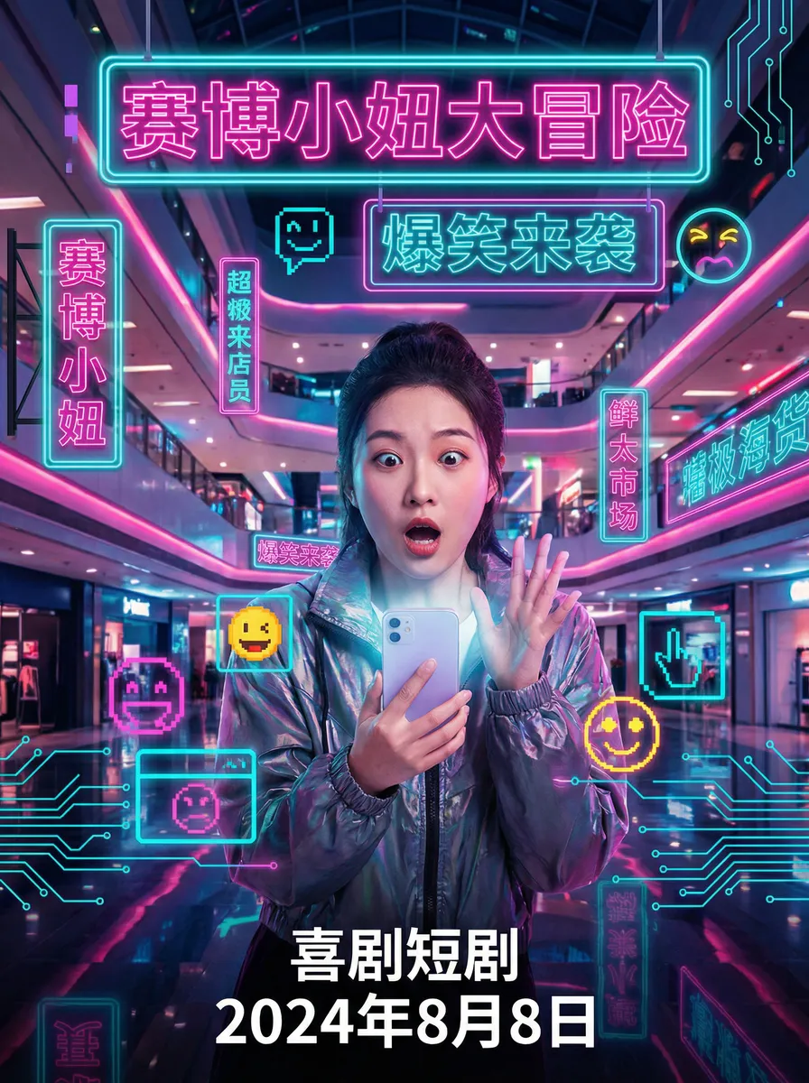 陷阱电影完整版视频韩国2018 搞笑喜剧短剧 - 赛博小妞大冒险海报
